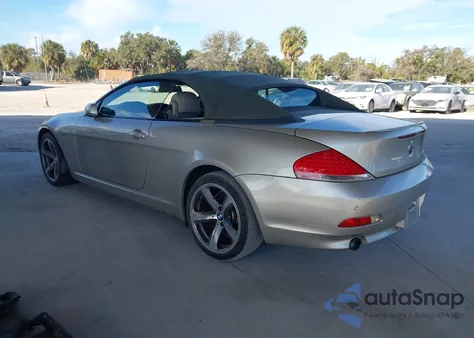 2005 BMW 645Ci z USA, uszkodzony, nr VIN WBAEK73415B326048